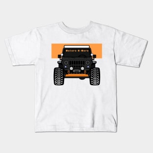 [JEEP]MOTORS-N-MORE 'ORANGE' Kids T-Shirt